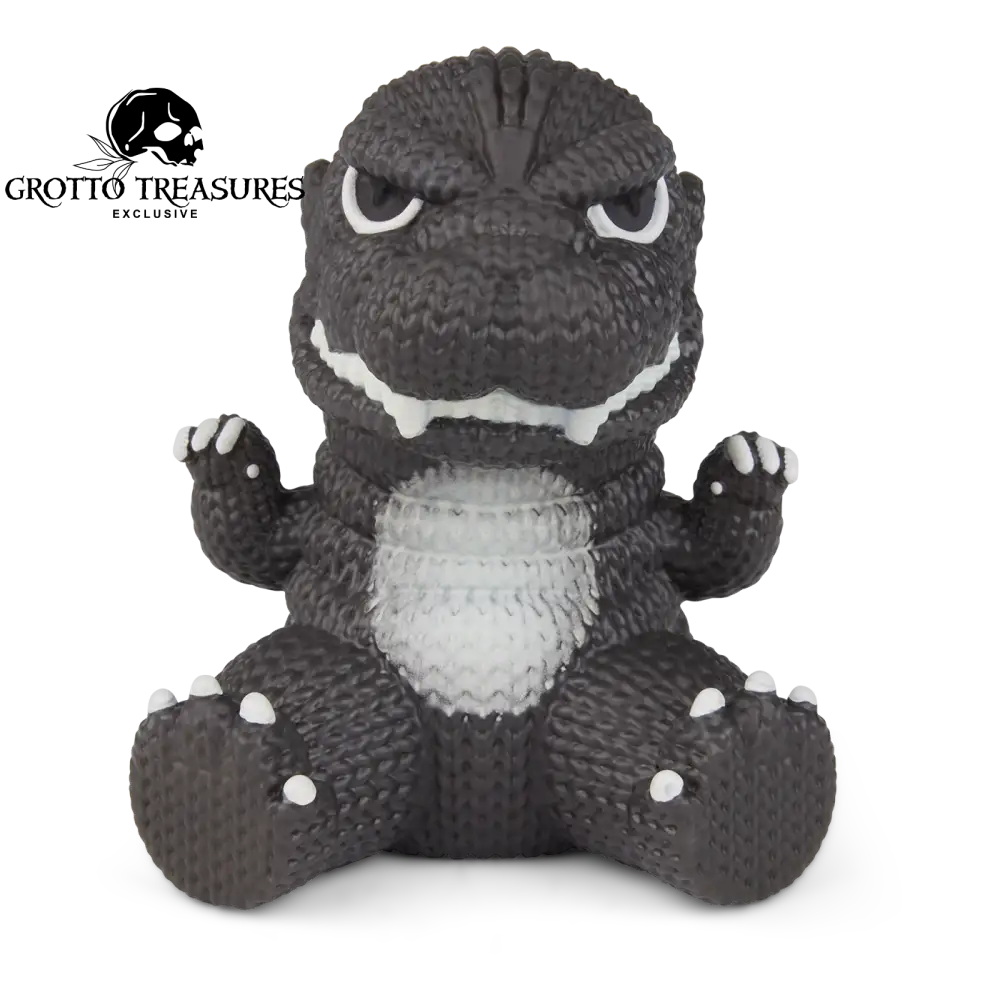 Grotto Treasures - Wholesale Figurine Toy - Kids - Grotto Treasures Exclusive - Handmade by Robots Godzilla Blue Glow in the Dark Limited Edition Vinyl Figure2