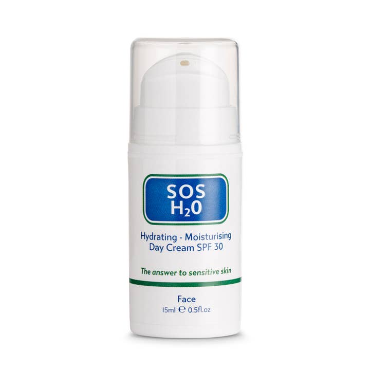 SOS H20 Day Cream SPF 30, 15ml for wholesale by SOS Serum Skincare