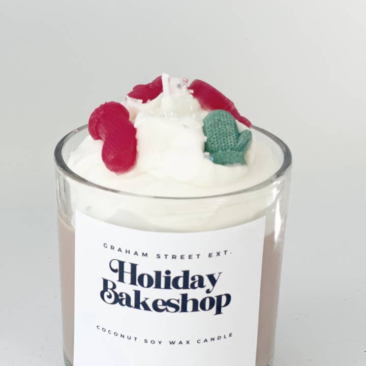 Graham Street Ext. - Wholesale Jar/Filled Candle - Holiday Bakeshop Dessert Candle1