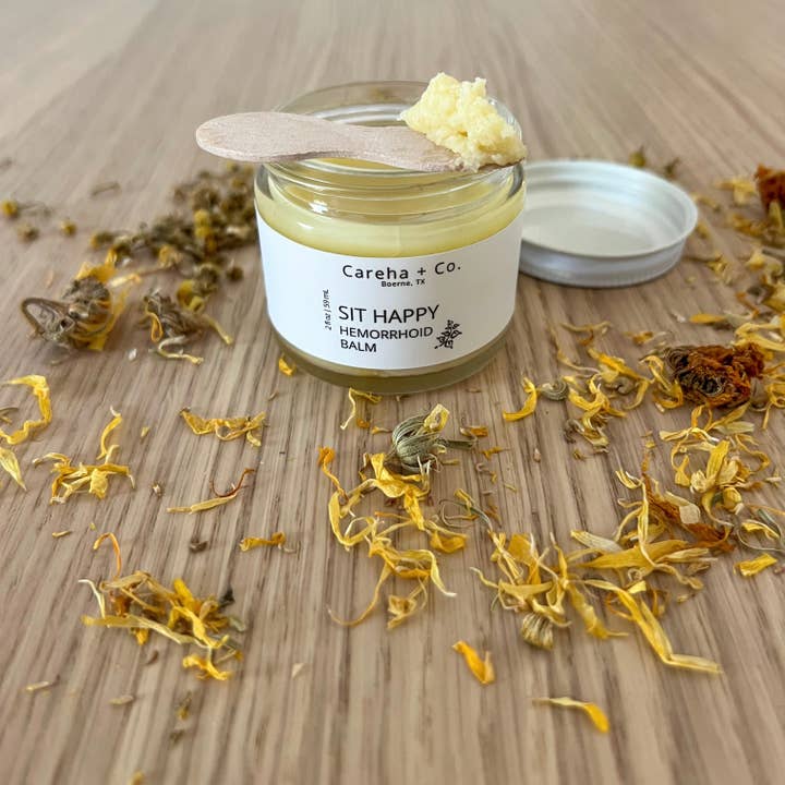 Sit Happy Hemorrhoid Balm for wholesale by Careha + Co.