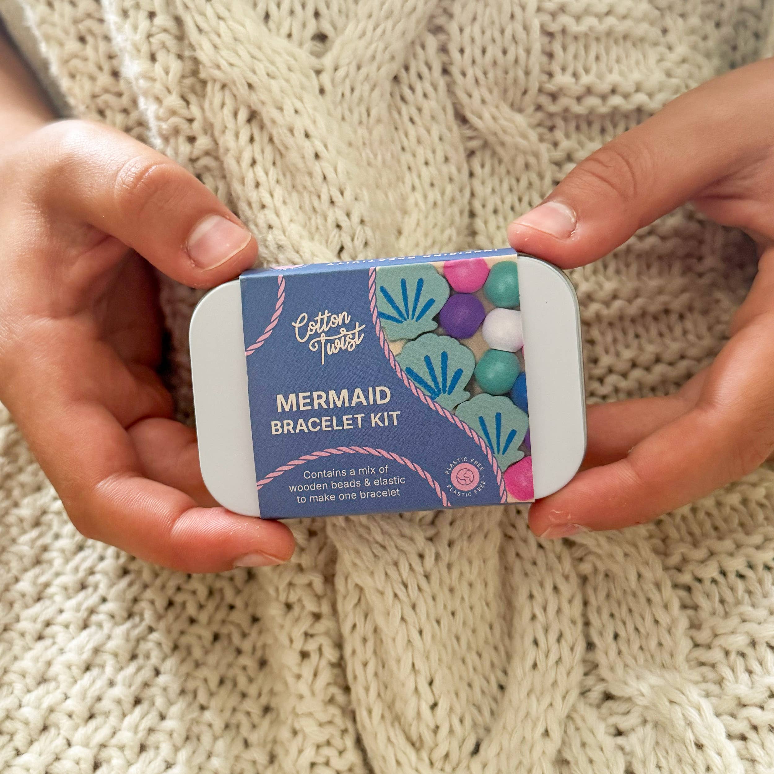 Cotton Twist (USA DUTIES PAID) - Wholesale DIY Jewelry - Kids - Mermaid Bracelet Gift Kit2