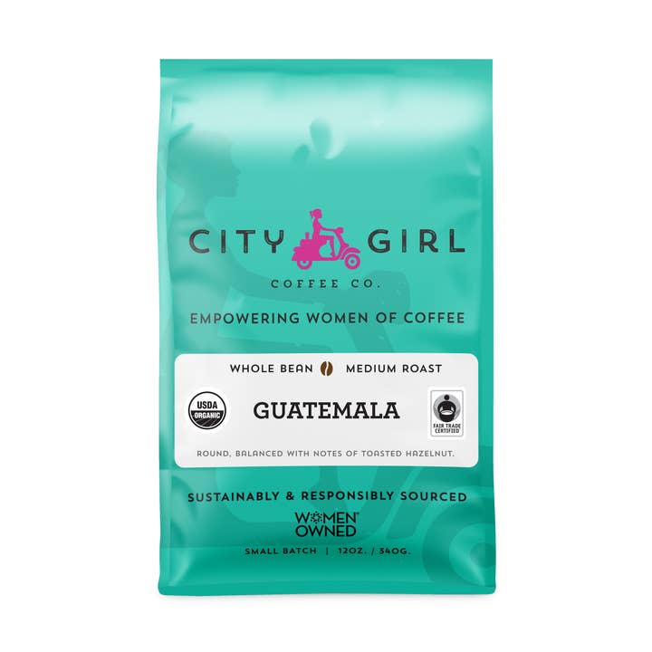 By Girl Økologisk Guatemala Hele Bean Kaffe for engroshandel hos City Girl Coffee