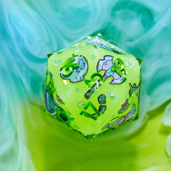 Dispel Dice - Wholesale Dice - Death By Ooze 7-Piece Iconic Dice Set