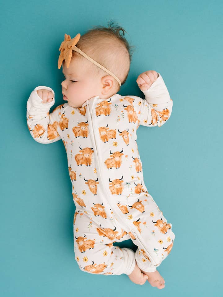 Little One Shop - Wholesale Clothing Set - Baby - Highland Honey Bamboo Sleeper2