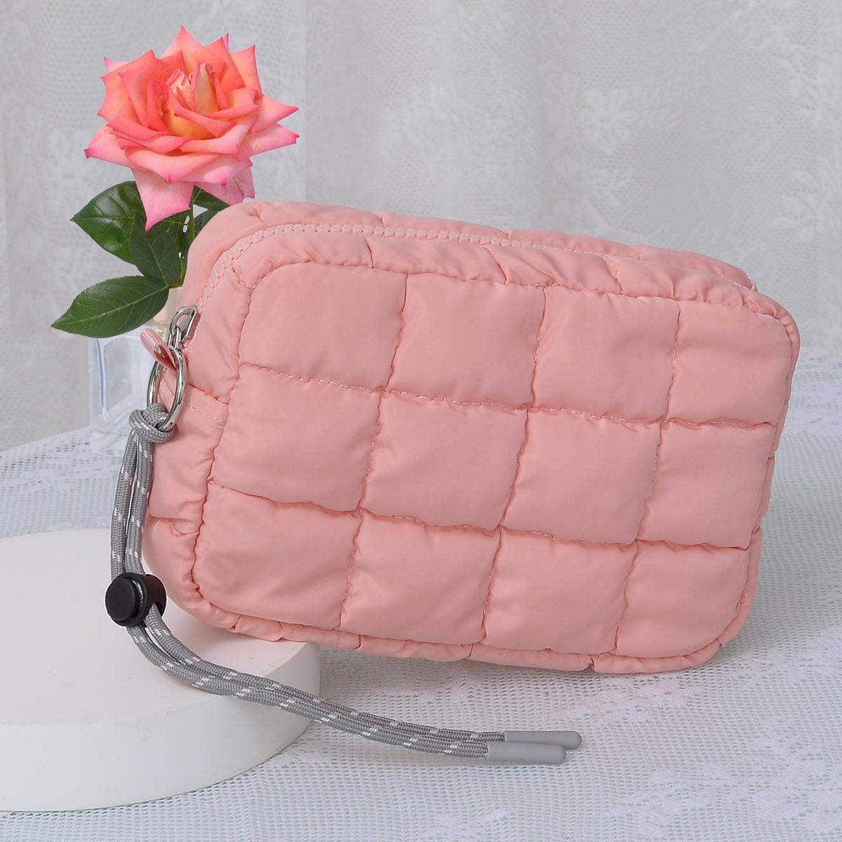 MiMi Wholesale - Wholesale Pouch - Women's - QP008 Nylon Quilted Puffer Clutch/Pouch17