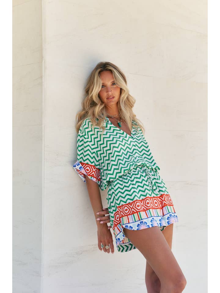 Jaase - Wholesale Shirt - Women's - ZIGGY ZA PRINT LOLA SHIRT