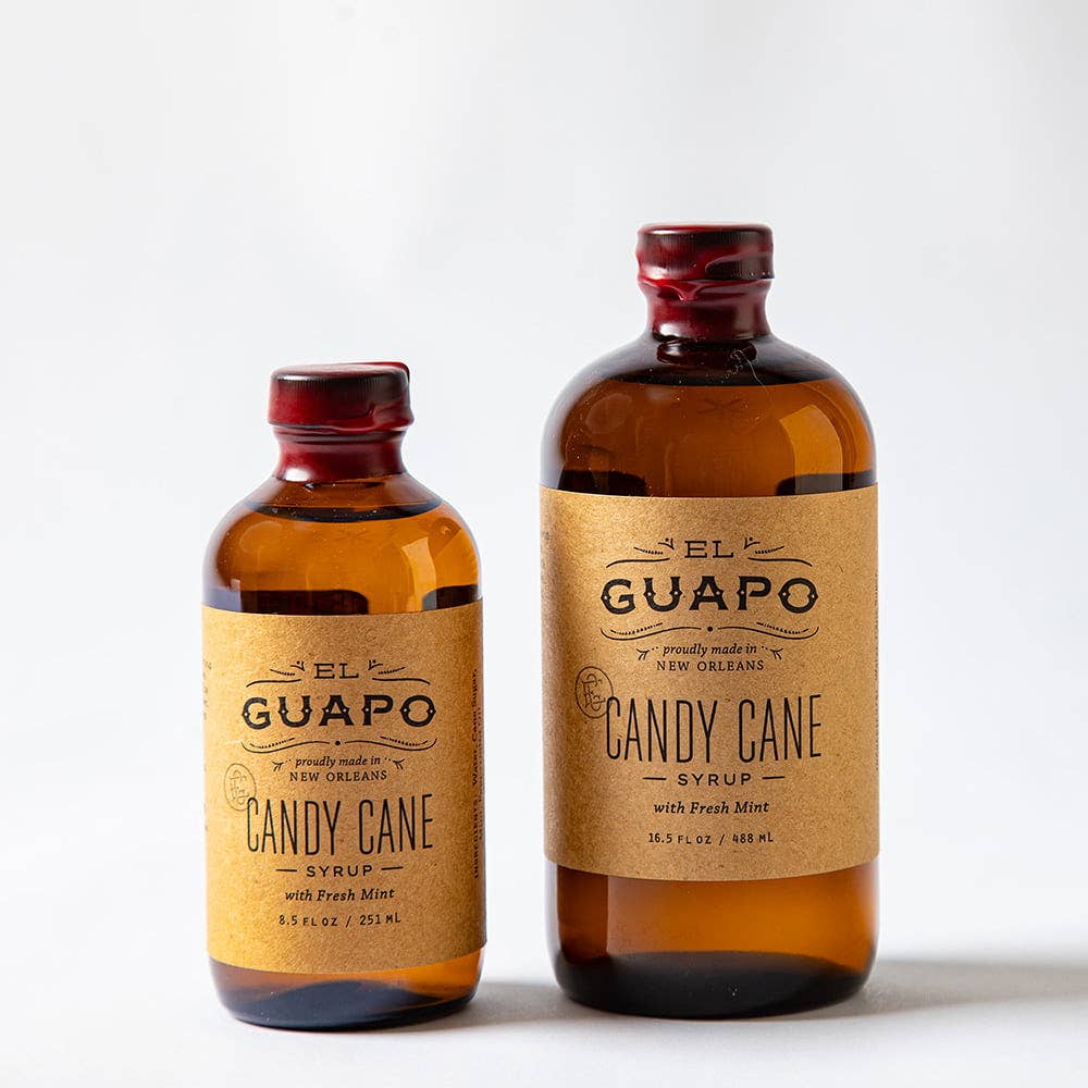 El Guapo – wholesale Cocktail mix/syrup – Syrups: Candy Cane - Holiday Cheer, Bottled 🎄🎅🏼6