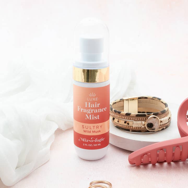 Sultry (wild musk) Hair Fragrance Mist (60 mL) Hair Perfume for wholesale by Mixologie