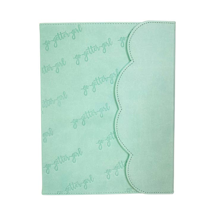 Go Getter Girl Company - Wholesale Journal/Diary - Large Premium Bullet Journal - Scalloped- Mint Pistachio