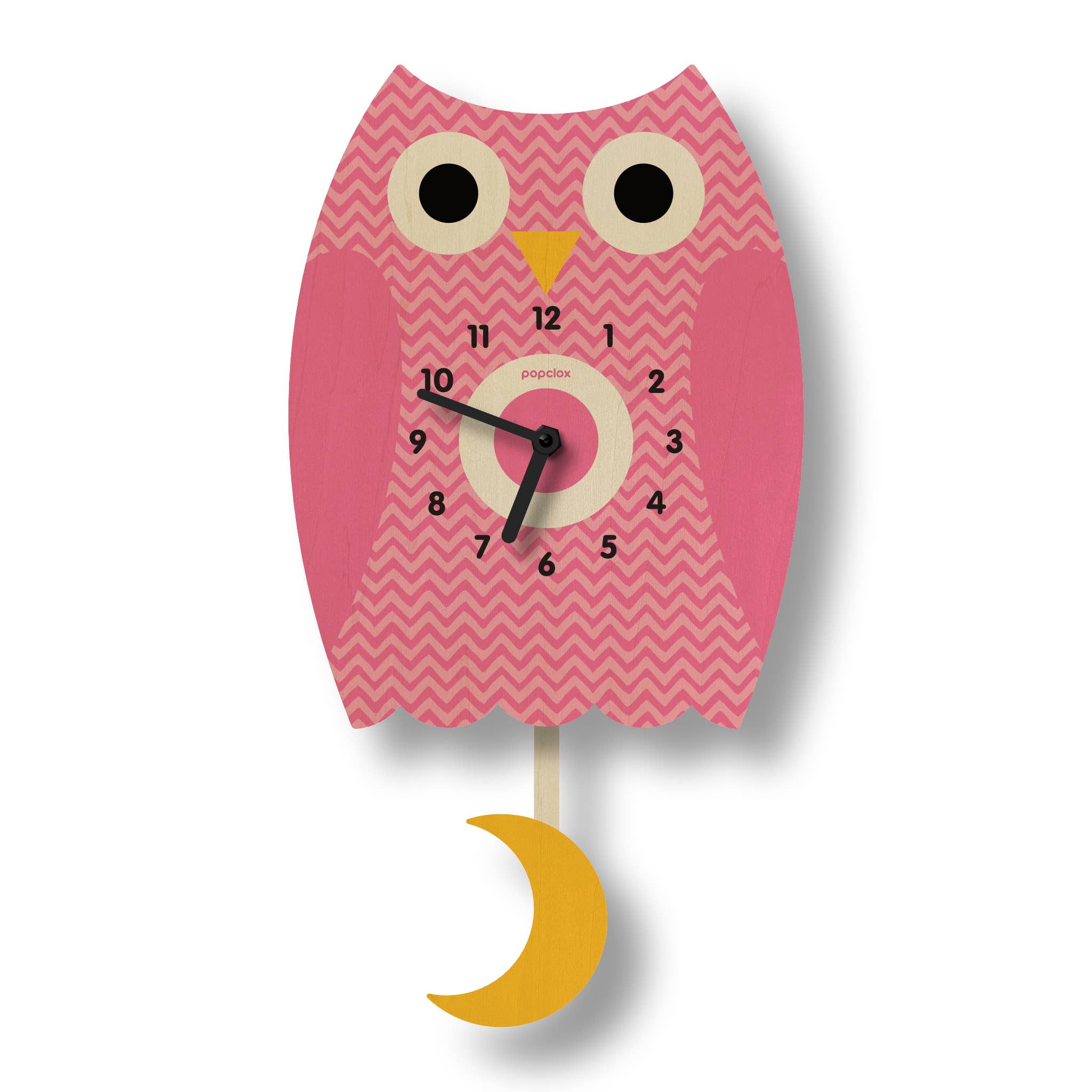 Popclox - Wholesale Wall Clock - Owl Pendulum Clock - Wood2