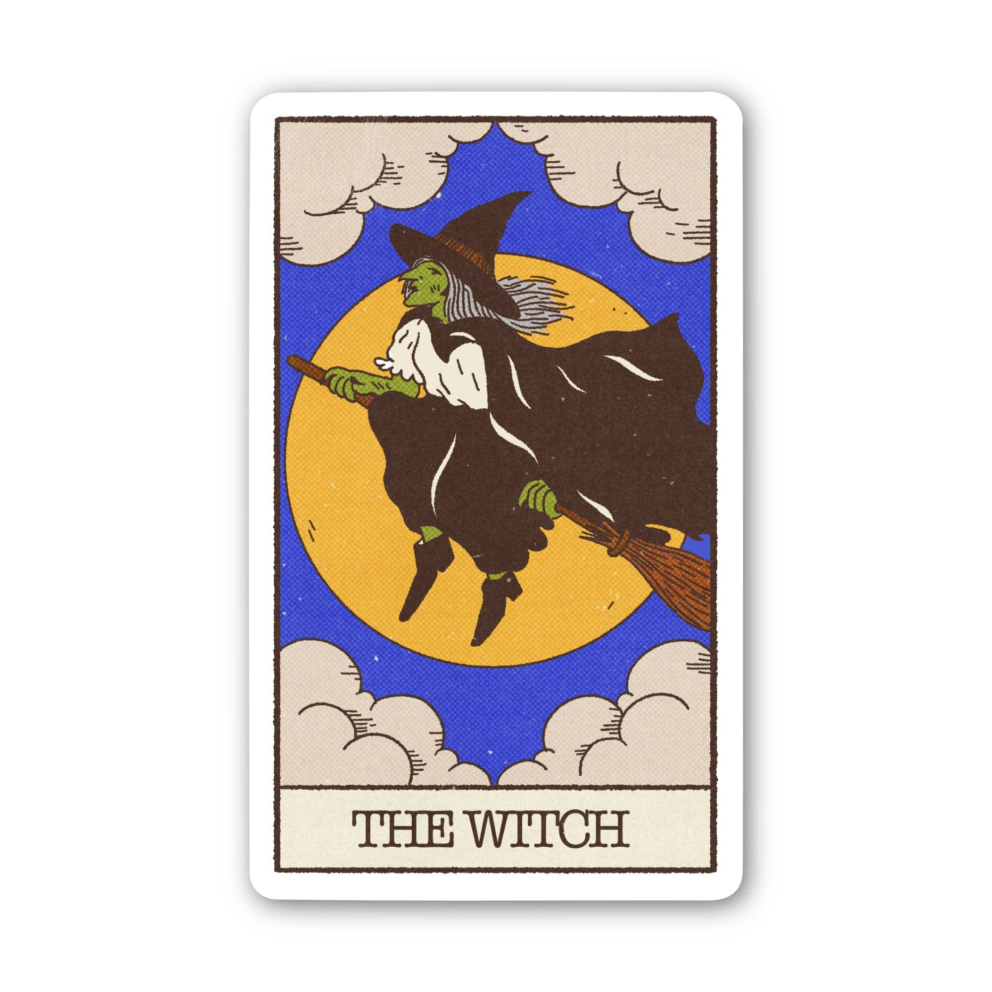 Big Moods - Wholesale Sticker - The Witch Tarot Card Halloween Sticker0