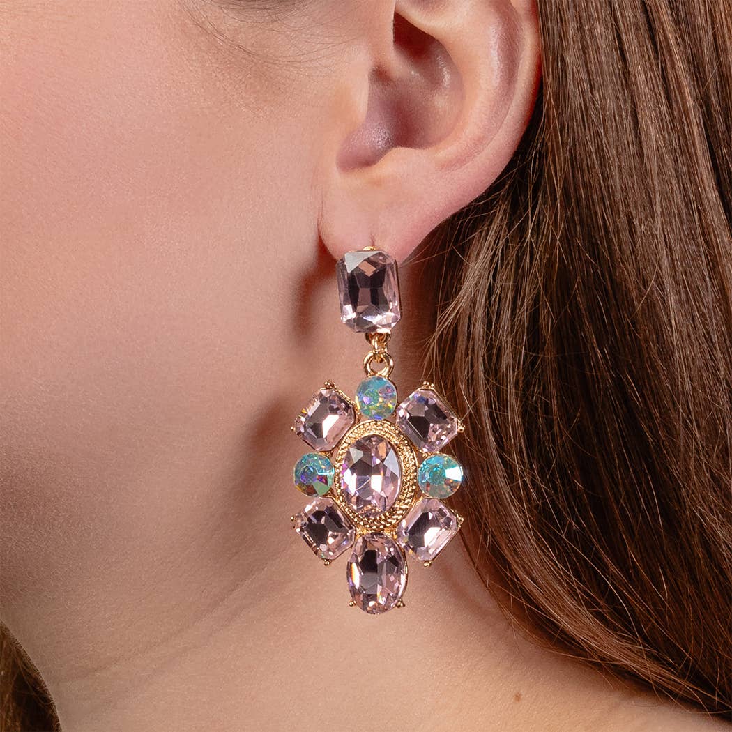 Your Fashion Wholesale - Vente Boucles d'oreilles pendantes - Boucles d'oreilles en cristal2