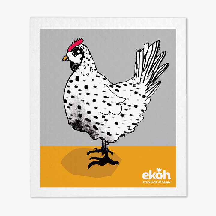 EKOH - Wholesale Dishcloth - Swedish Dishcloth Set of 3 Artist Farm House Prints7