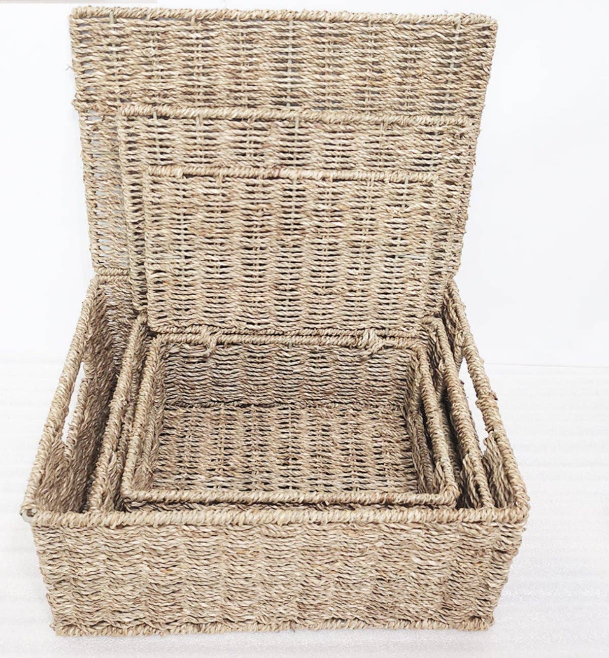 Collins Painting & Design - Wholesale Basket - WG-1020 - Rectangle Seagrass Trunks, set of 32