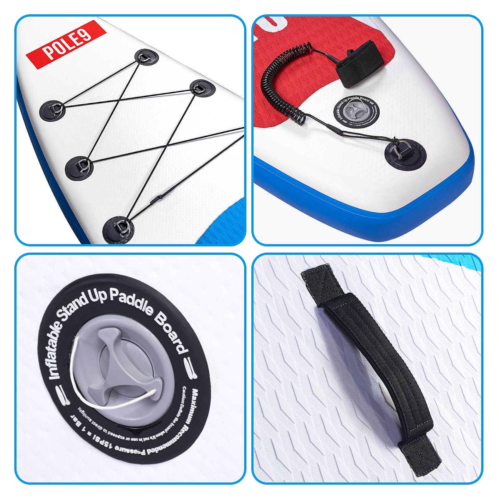 Pole9 - Wholesale Sporting Accessories - SUP Board - Blue3