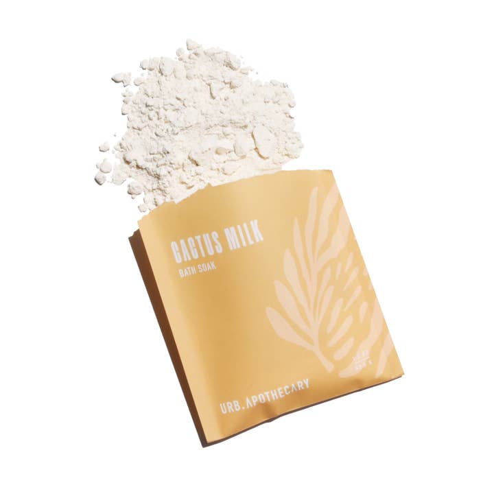 URB APOTHECARY – Leite/Sais de banho por atacado – BANHO DE LEITE DE CACTO - IMERSÃO DE LEITE DE COCO HIDRATANTE E CALMANTE