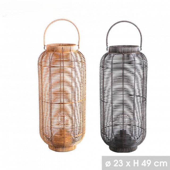 Large Yasmine Lantern - LED lighting - indoor & outdoor decoration - 2 color options available - for wholesale by Boutique Huléti