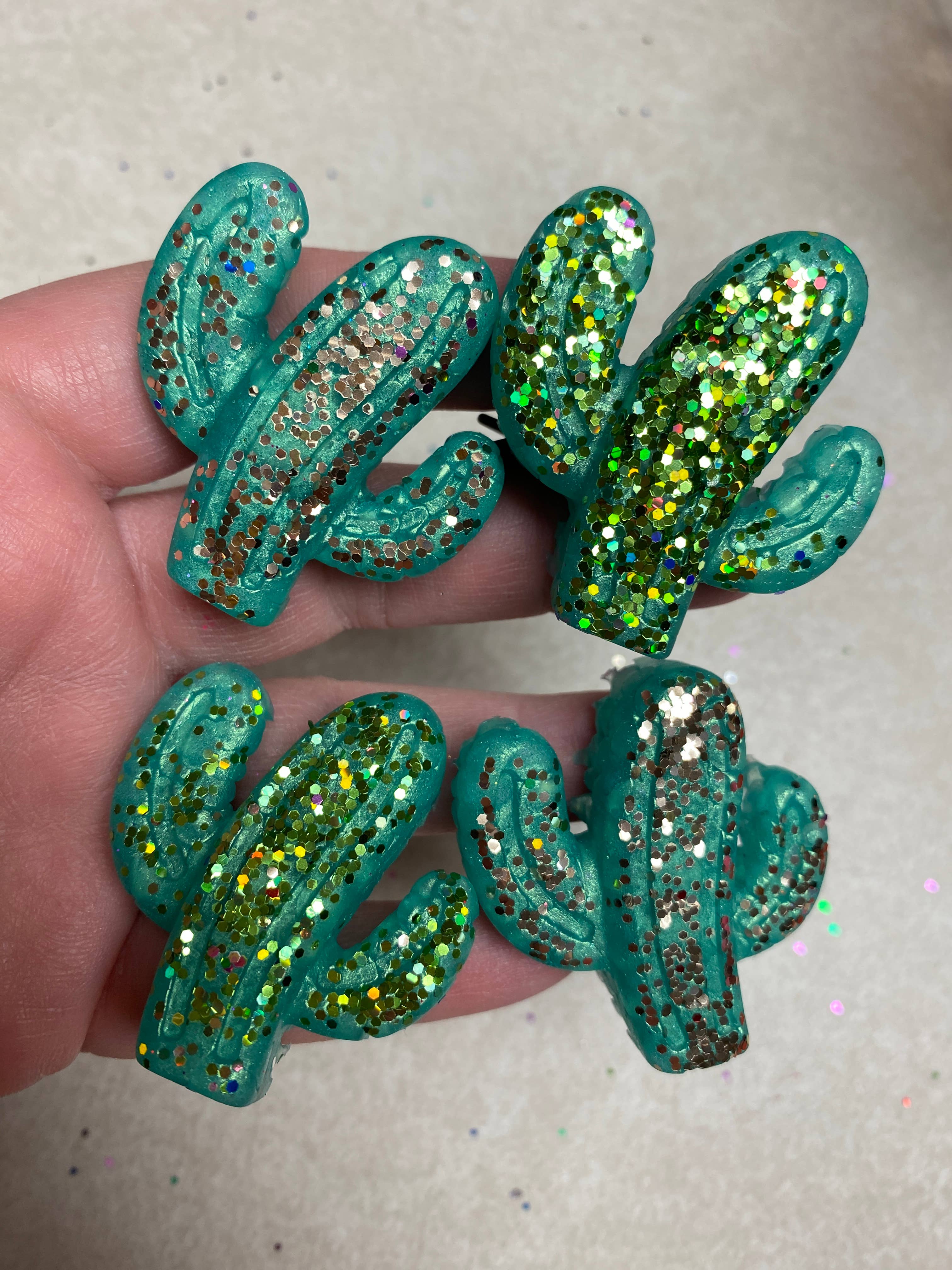 Wild Stella Wholesale – wholesale Car Freshener - Women’s – Glitter Cactus Vent Clip Car Freshie 2-packs0