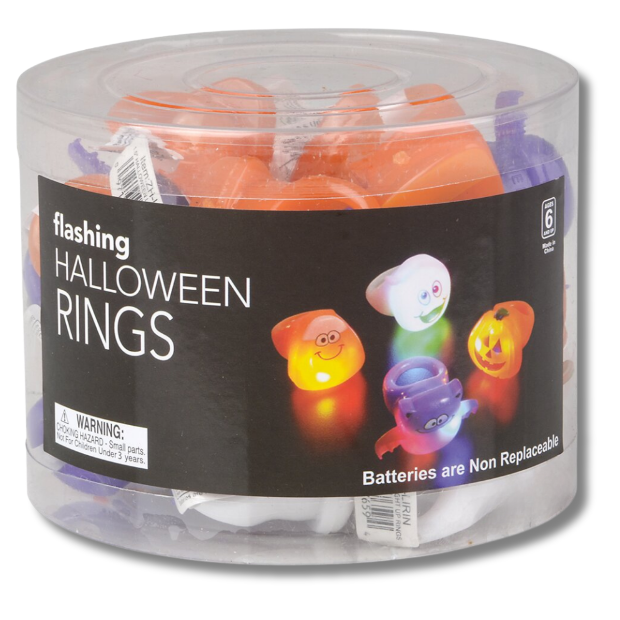 Loogai - Wholesale Light-Up Toy - Kids & Baby - Halloween Flashing Light Up Ring For Kids - Assorted2