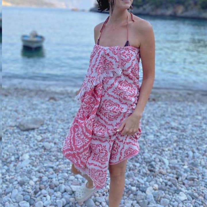 Barok - Turkish Beach Towel - 100x180 cm for wholesale by DNZ Textiel B.V.