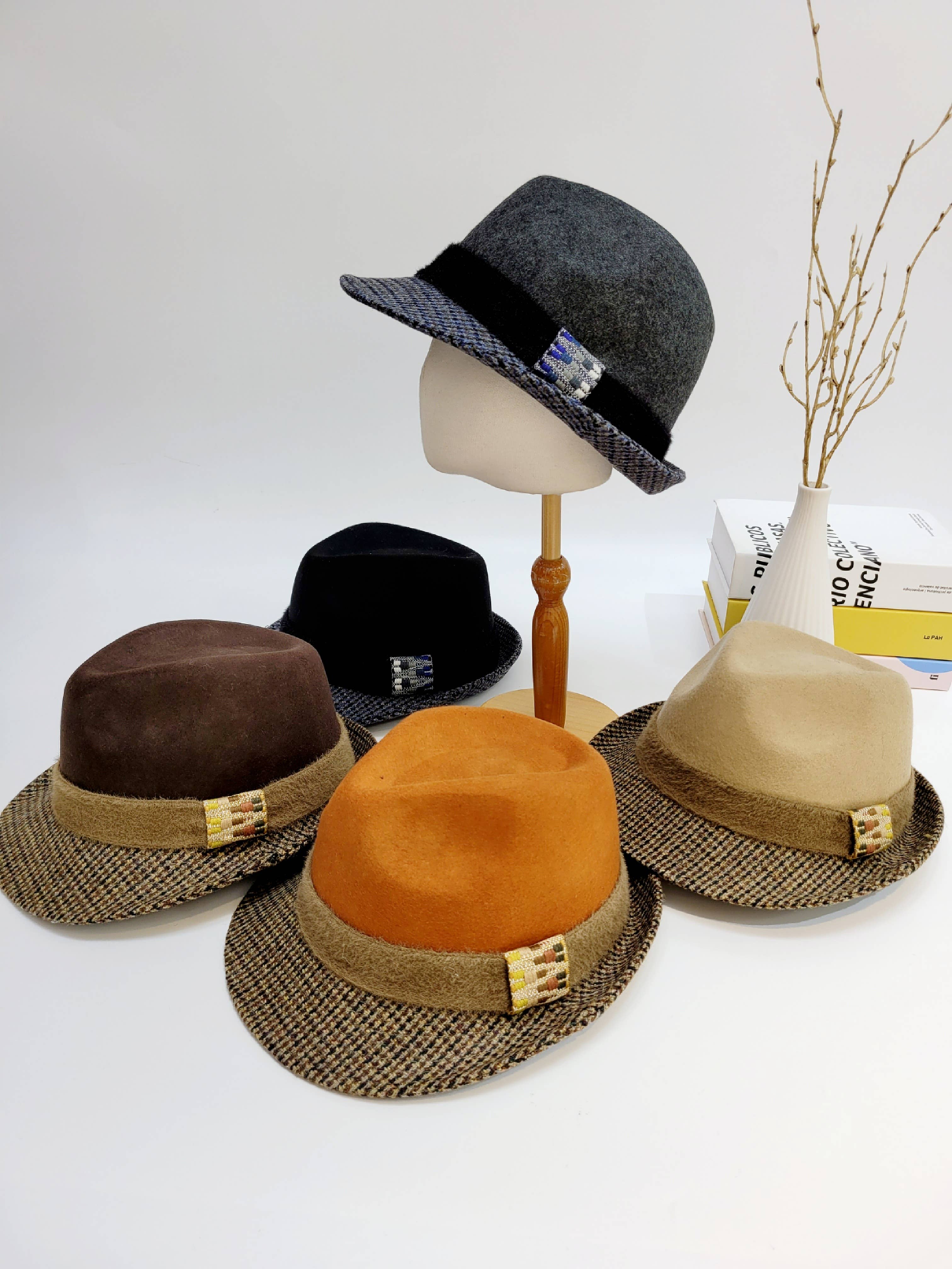 Comfortarians - Wholesale Fedora - Women's - 100% Wool Fedora, Winter Fedora Hat2