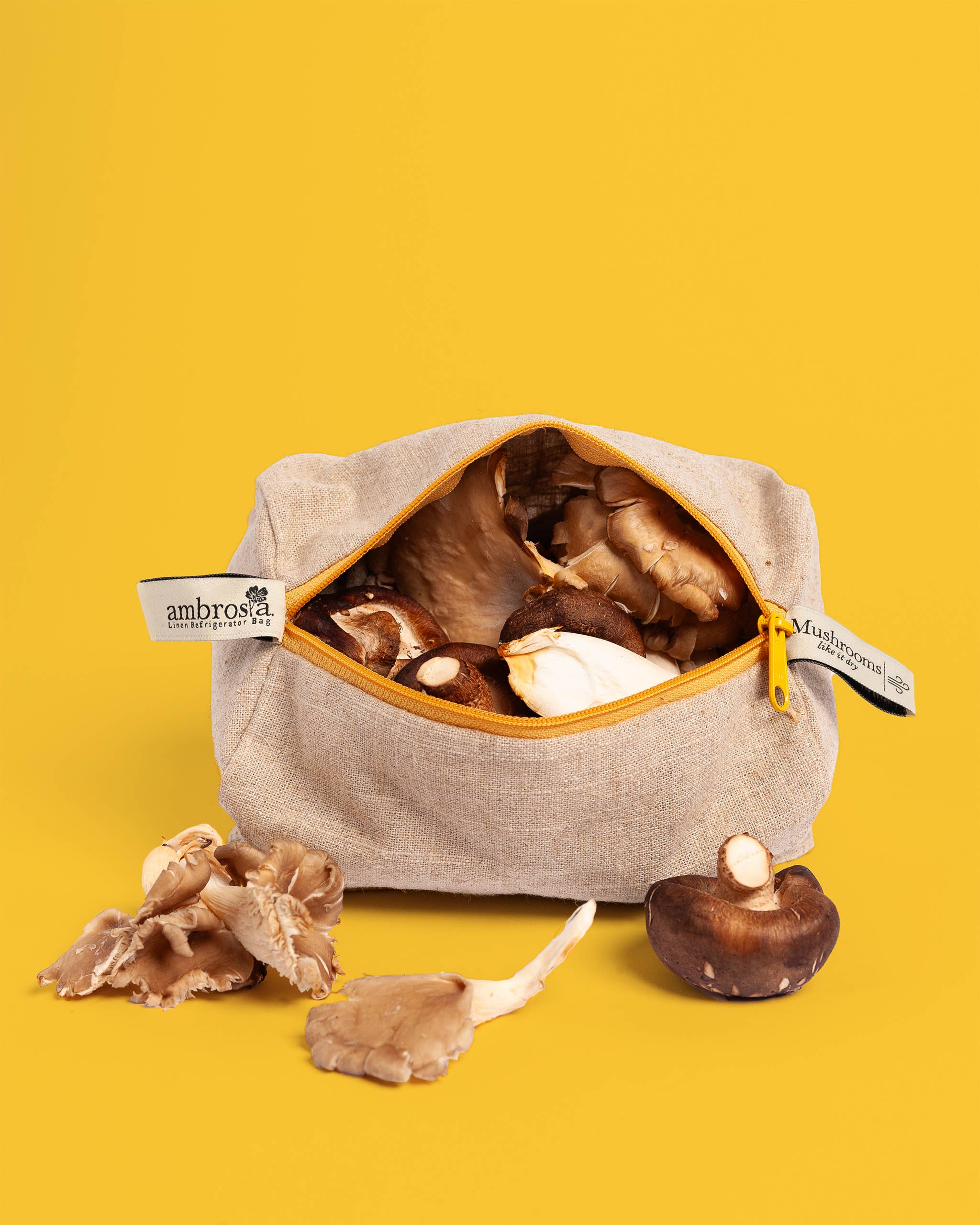 Ambrosia Bag - Wholesale Food Storage Wrap/Bag - Reusable Linen Bag for Mushrooms | Reusable | Spring Kitchen4