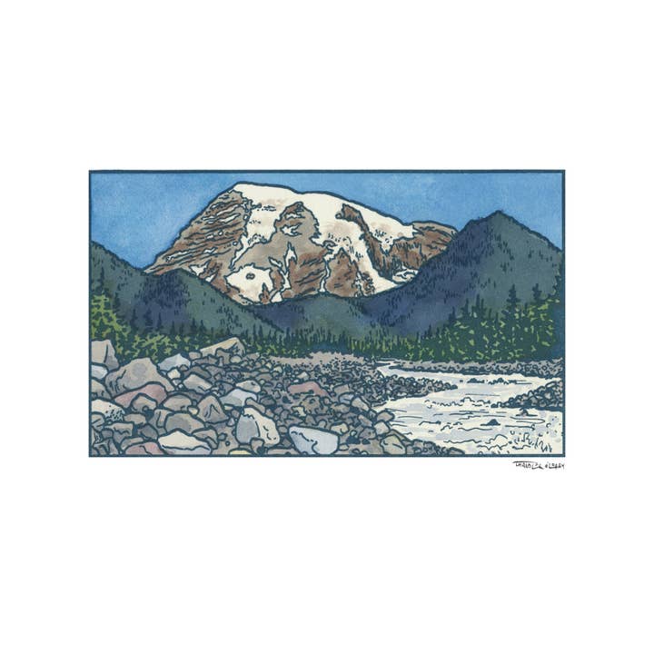 Anagram Press - Wholesale Art Print - Nisqually River giclée print1