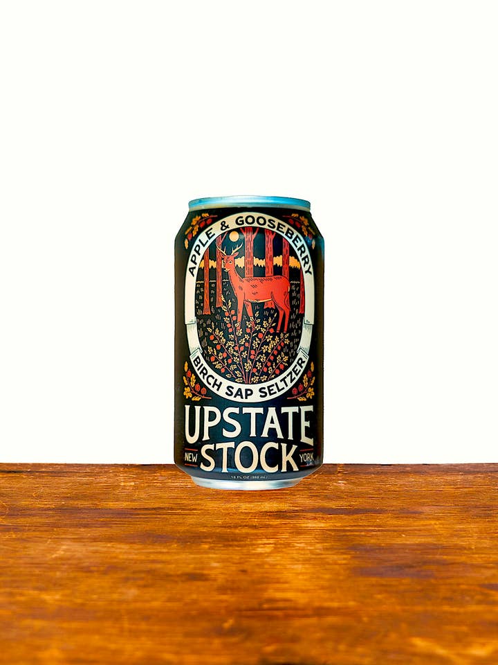 Apple and Gooseberry Birch Sap Seltzer - 12 Pack for wholesale by Upstate Stock