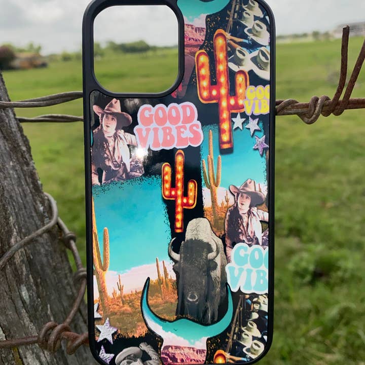 Good Vibes IPhone Case for wholesale by Texas Petunias Boutique