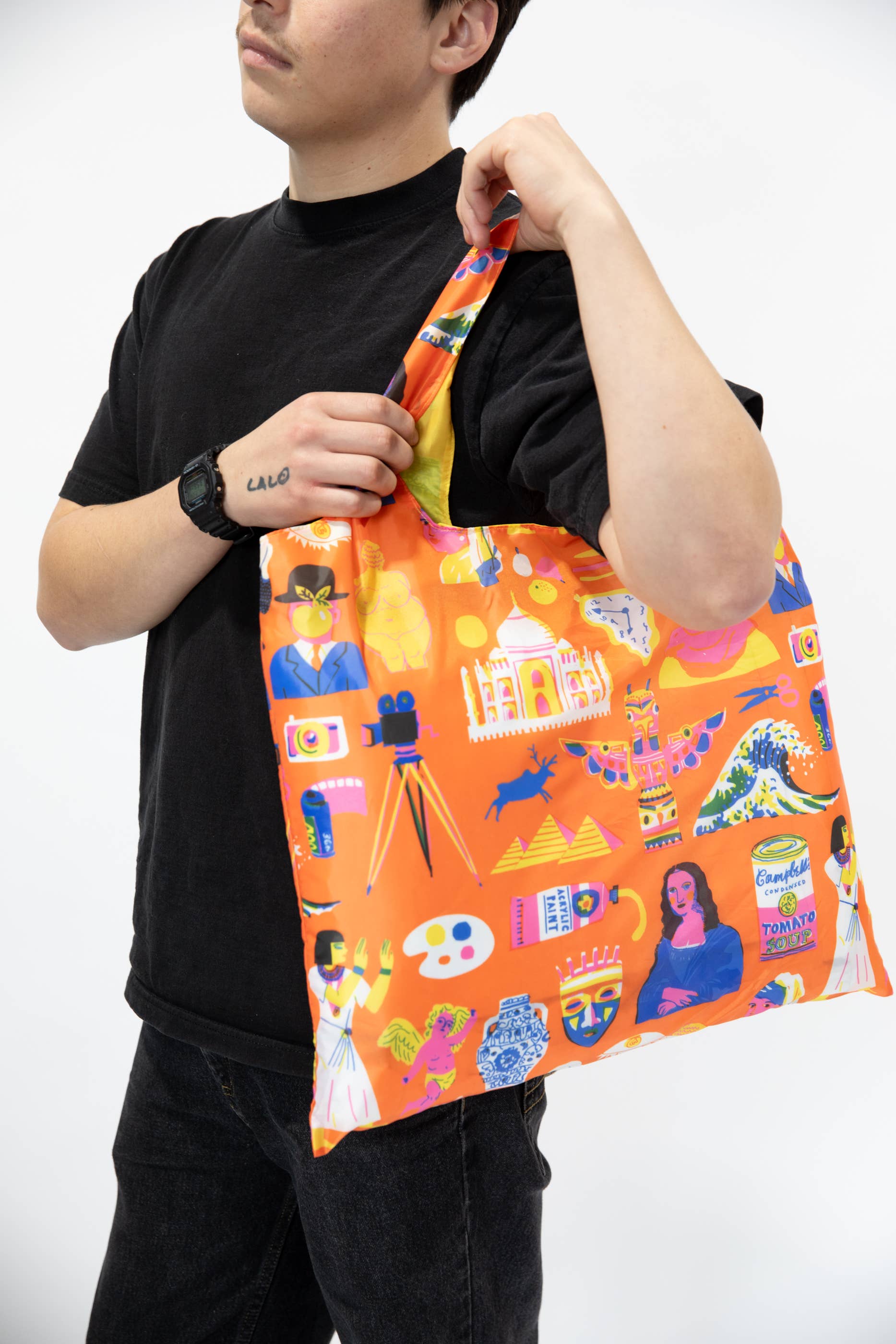 Yellow Owl Workshop - Vente Sacs de course/à provisions - Art History Art Sack® by The Printed Peanut - Fourre-tout réutilisable8