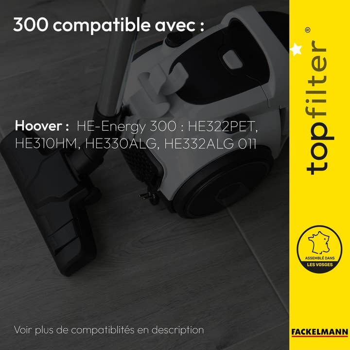 Zenker - Wholesale Vacuum Cleaner - Set of 4 Hoover TopFilter Premium vacuum bags1