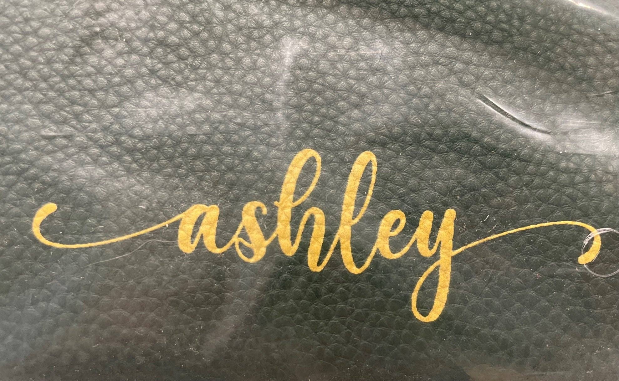 The Classy Cloth WS - Wholesale Make-up/cosmetic bag - Pebble Leather Cosmetic Bag - Monogrammed19