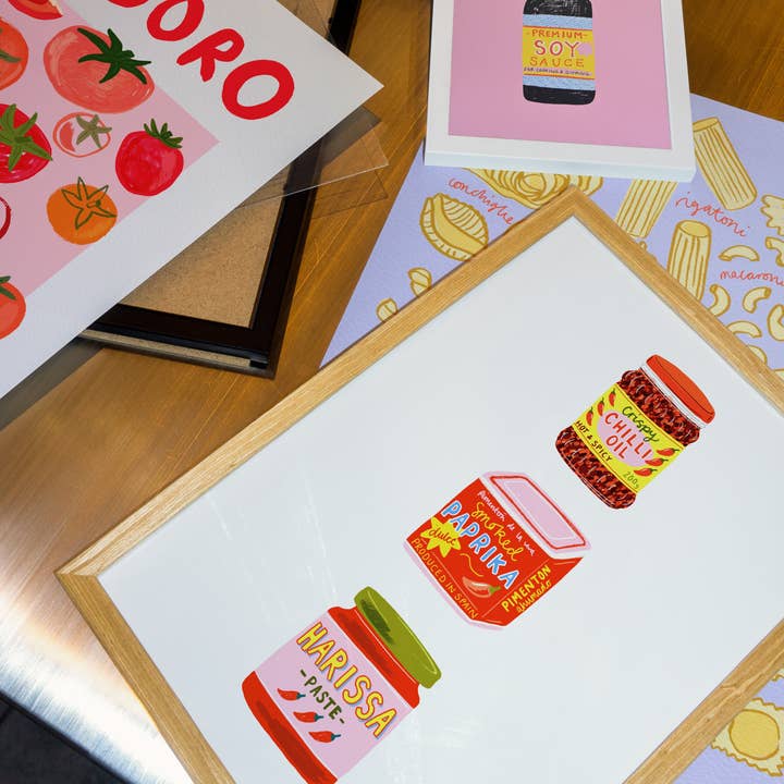 Lámina artística Spice Lovers para venta al por mayor de Laura Barnes Wholesale Ltd