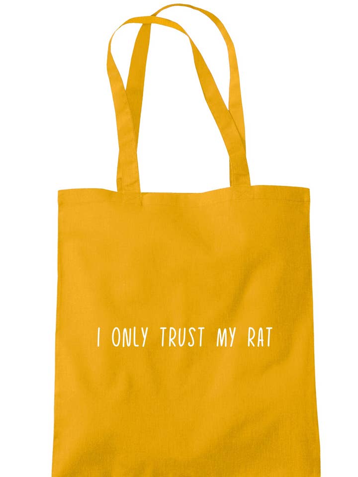 Jag litar bara på min råtta Tote Bag S1442 för wholesale av Illustrated Identity