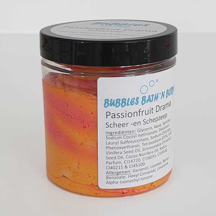 Passionfruit Drama | Omsorgsfuld + farverig frugtig sæbe L for engroshandel hos Bubbles Bath 'n Body