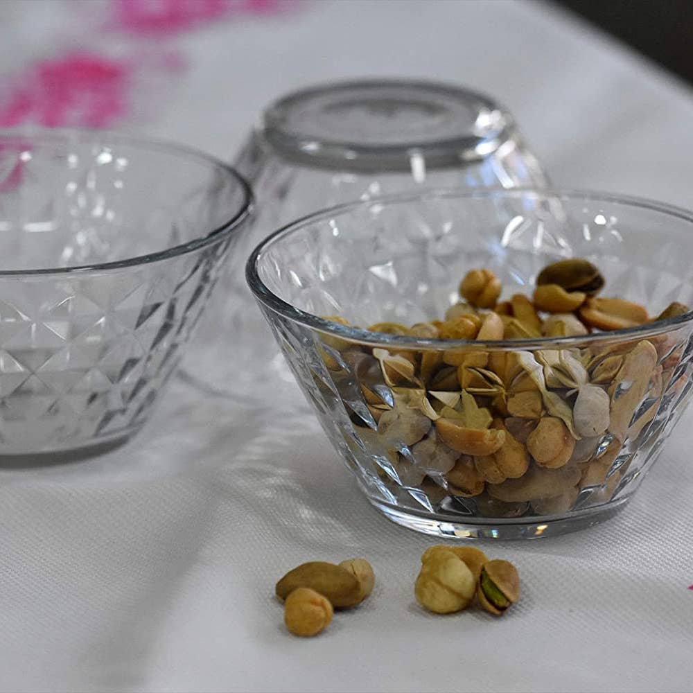 Hakan - Vente Bol - Ensemble de bols de service en verre Artemis, bols en cristal, 6 L 11,25 oz1