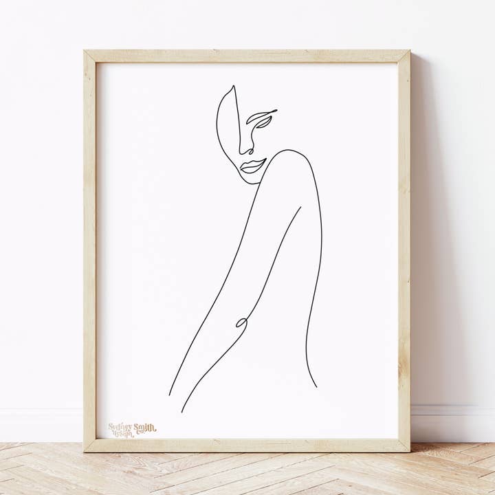 Blair | Minimalist Line Art | Print for wholesale by Sydney Smith Design Co.
