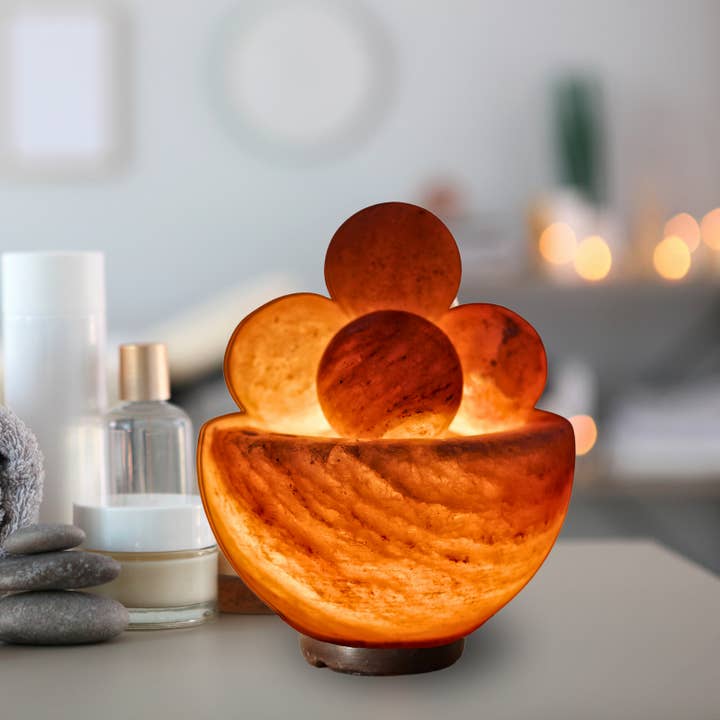 Zen'Arome - Wholesale Salt Lamp - Himalayan Salt Lamp with 4 Salt Massage Balls