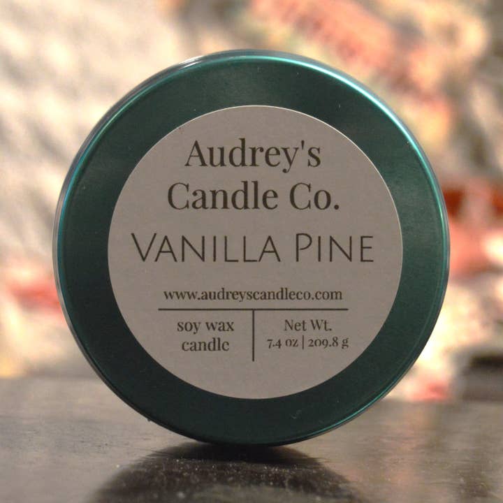 Vanilla Pine for wholesale by Audrey's Candle Co.