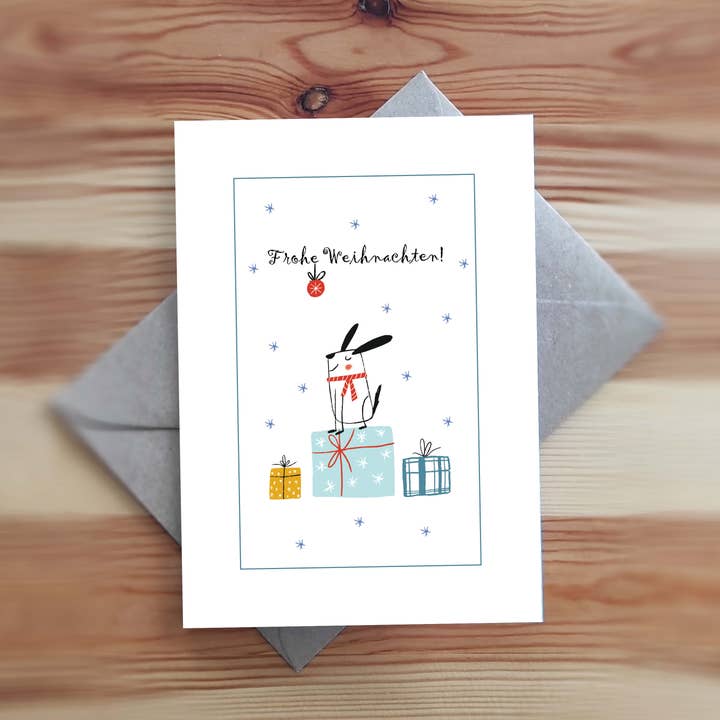 20370 Christmas card / Frohe Weihnachten! for wholesale by SIMPLY PAPER LOVE