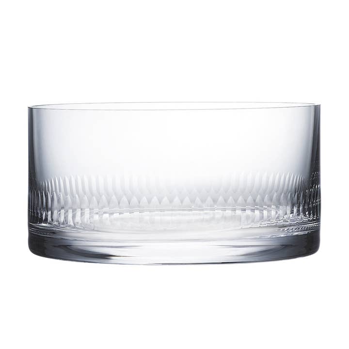 A Crystal Ice Dish with Spears Design for wholesale by The Vintage List
