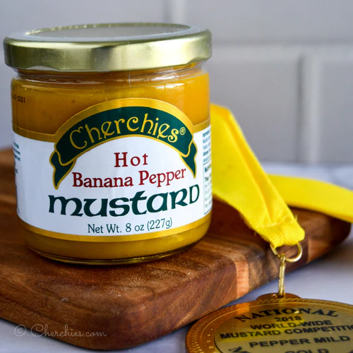 Cherchies Specialty Foods - Wholesale Mustard - Hot Banana Pepper Mustard2