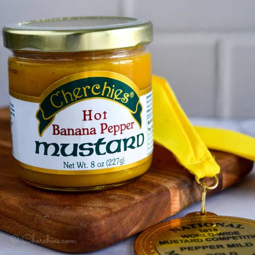 Cherchies Specialty Foods - Wholesale Mustard - Hot Banana Pepper Mustard2