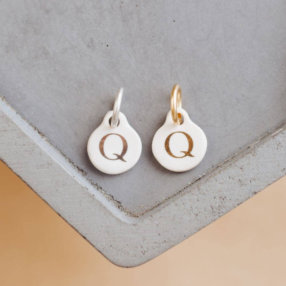 Bel Kai - Wholesale Individual Charm/Pendant - Ceramic Initial Charm17
