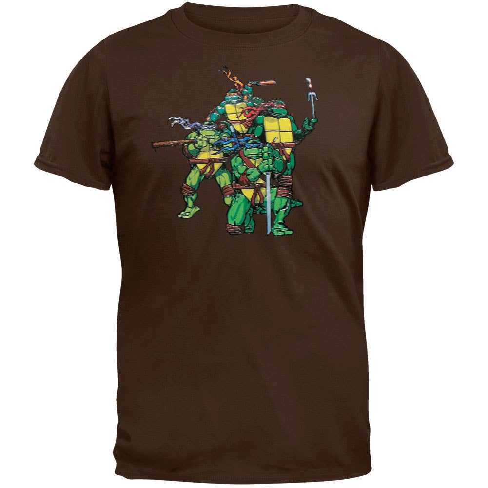 Official Store - Wholesale Screen Printed T-Shirt - Kids - Teenage Mutant Ninja Turtles - Gel Print Big Kid's T Shirt0