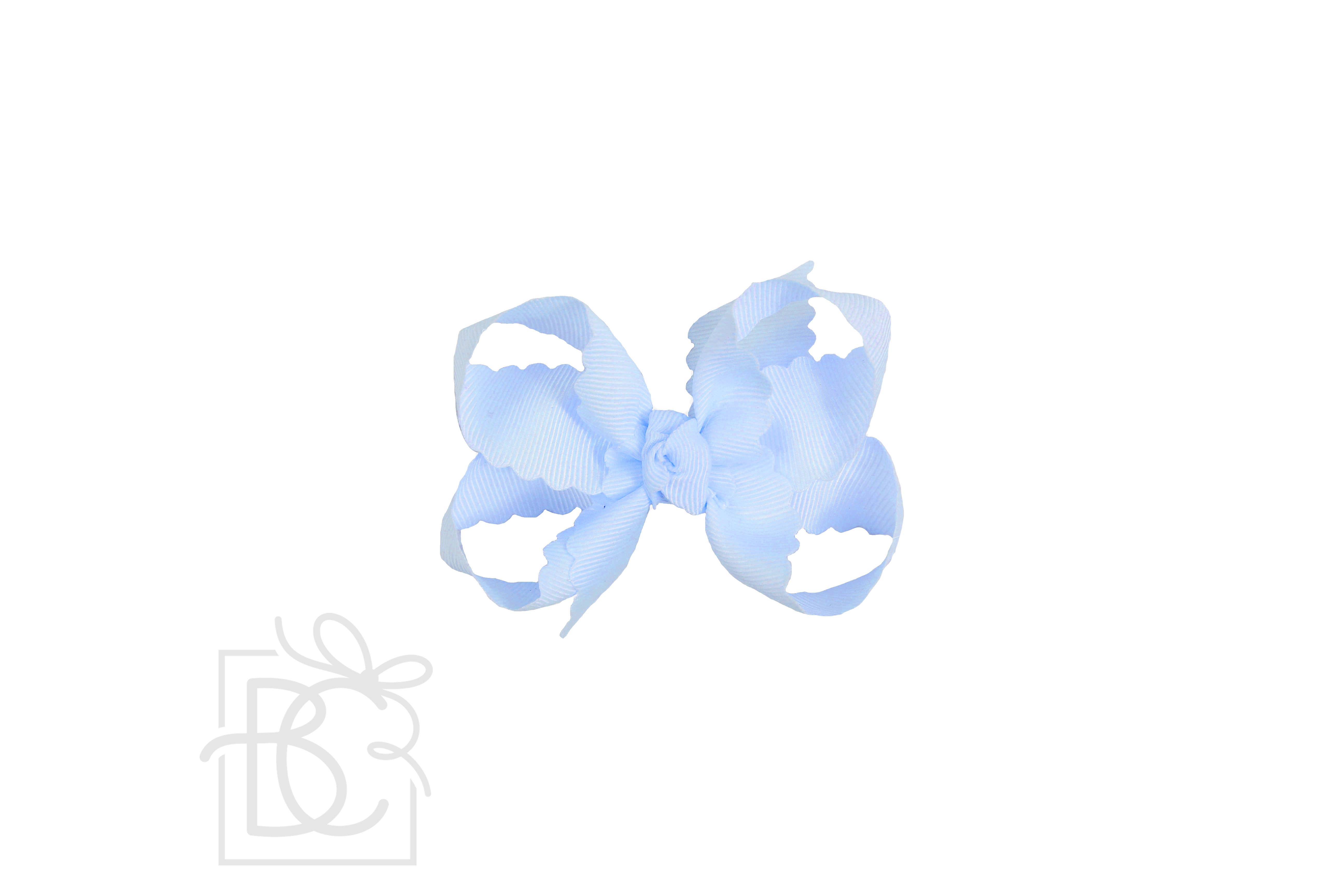 Beyond Creations, LLC – wholesale Hair bow – Kids – SCALLOPED EDGE BOW5