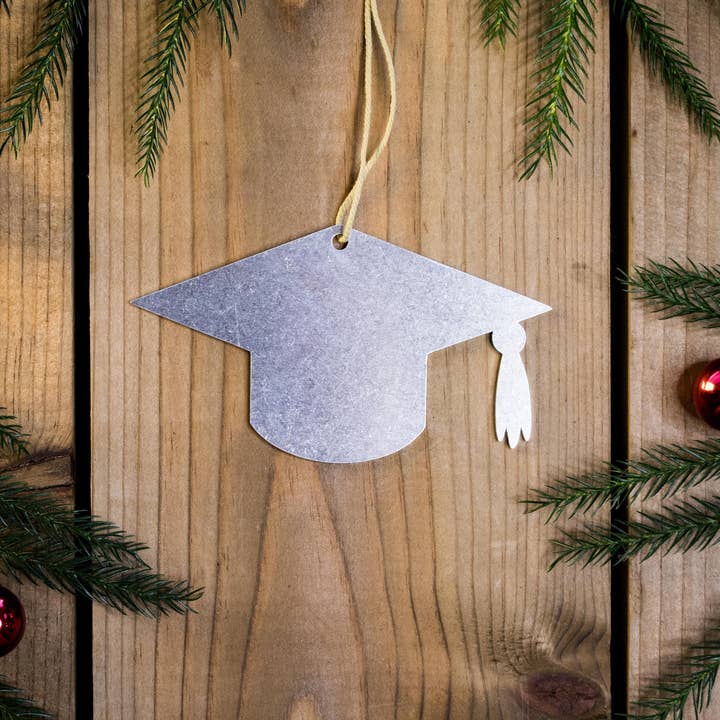 Iron Maid Art - Wholesale Ornament - Graduation Cap College Christmas Ornament Holiday Decor Gift