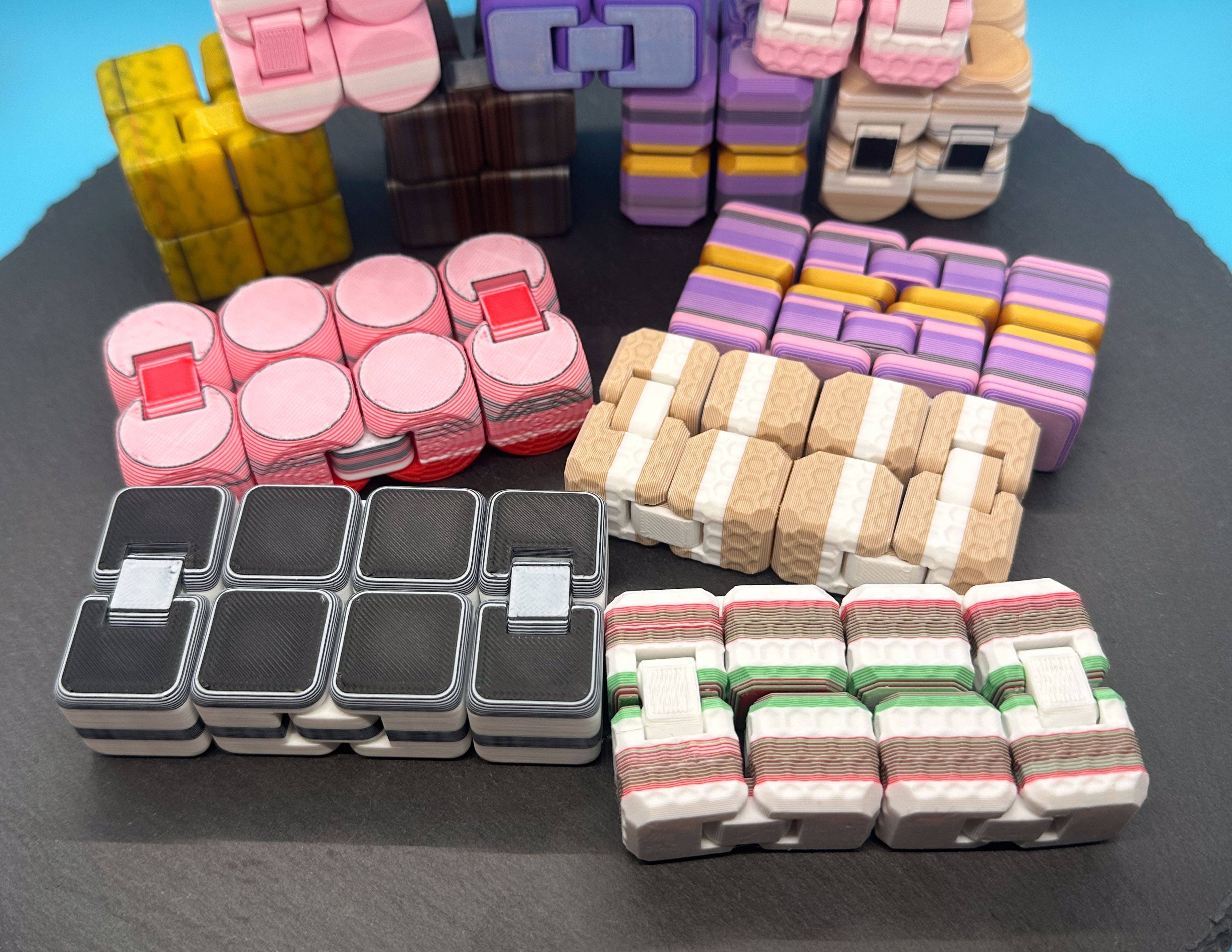 3DHotShop - Wholesale Fidget Toy - Kids - Textured Fidget Cubes1