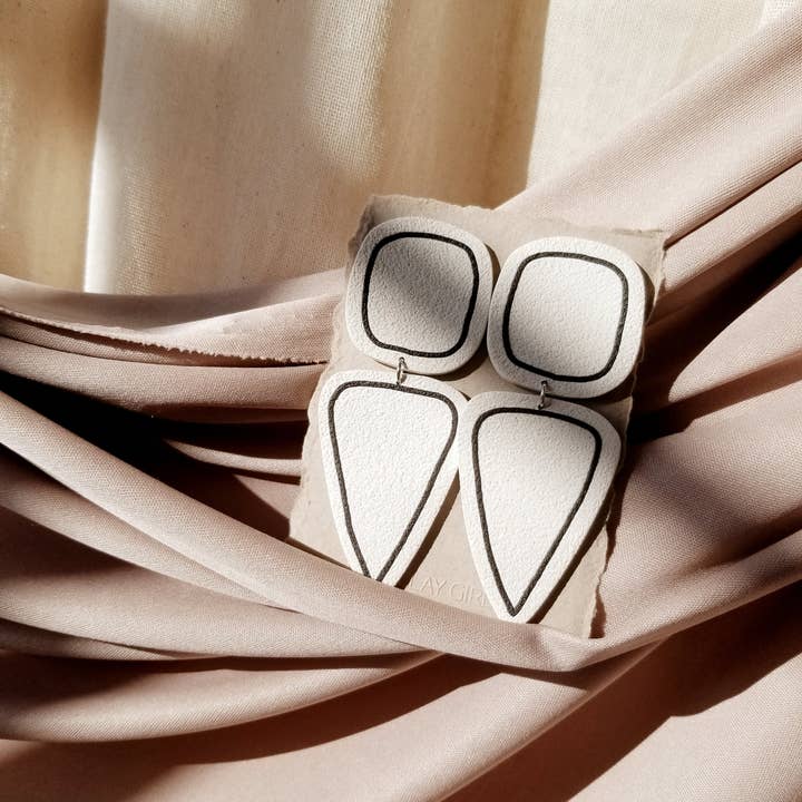 That Clay Girl Co. - Wholesale Dangle Earrings - Polymer Clay Earrings | Textured Earrings | Organic Earrings5