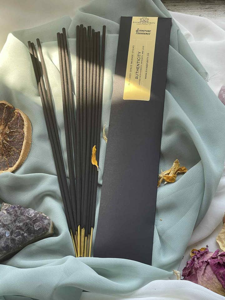 Authenticity *Signature Fragrance* Incense for wholesale by Divine Purity Aurapothecary, LLC